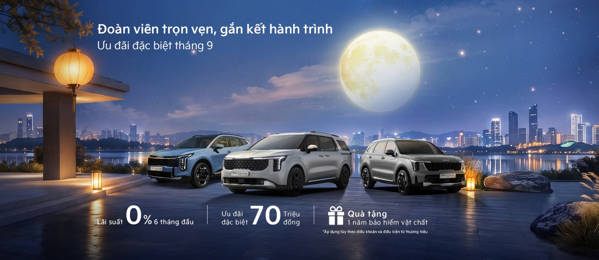 xe kia tháng 9
